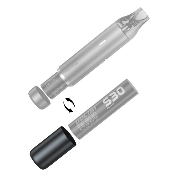 Medo Q 18650 Akkuhülse von Golisi