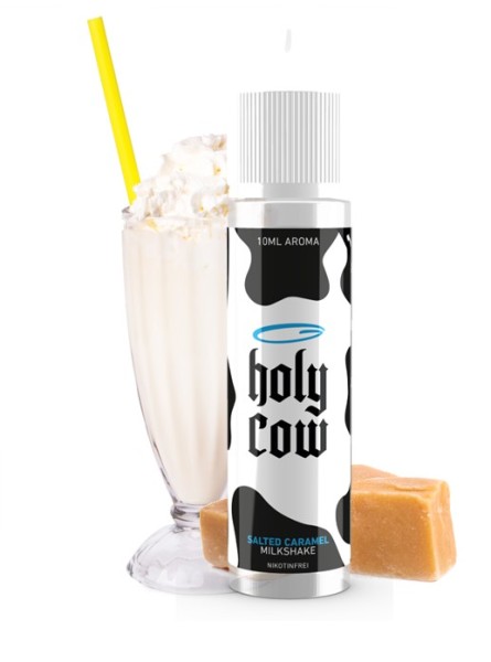 Salted Caramel Milkshake - Holy Cow - 10 ml Aroma in 60 ml Flasche