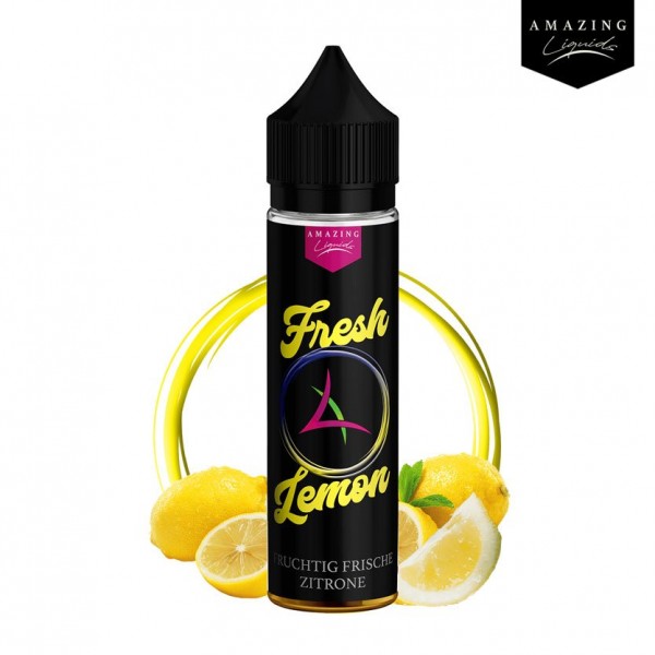 Fresh Lemon - Amazing Liquids - 10ml Aroma in 60ml Flasche