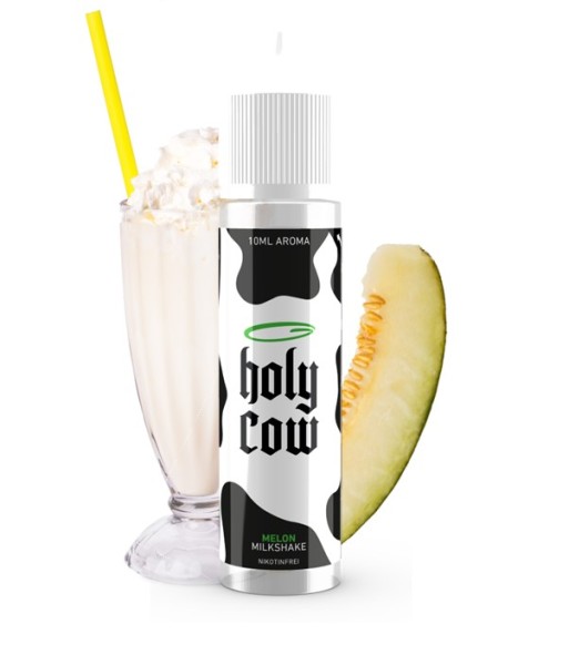 Melon Milkshake - Holy Cow - 10 ml Aroma in 60 ml Flasche