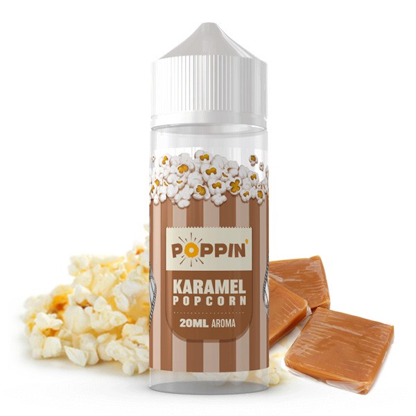 Karamell Popcorn - Poppin - 20ml Aroma in 120ml Flasche