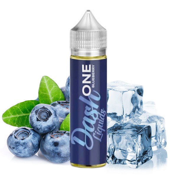 ONE Blueberry Ice - Dash Liquids - 15ml Aroma in 60ml Flasche