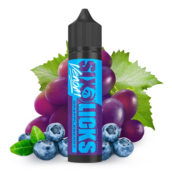 Grappleberry - Six Licks Venom - 4ml Aroma in 60ml Flasche