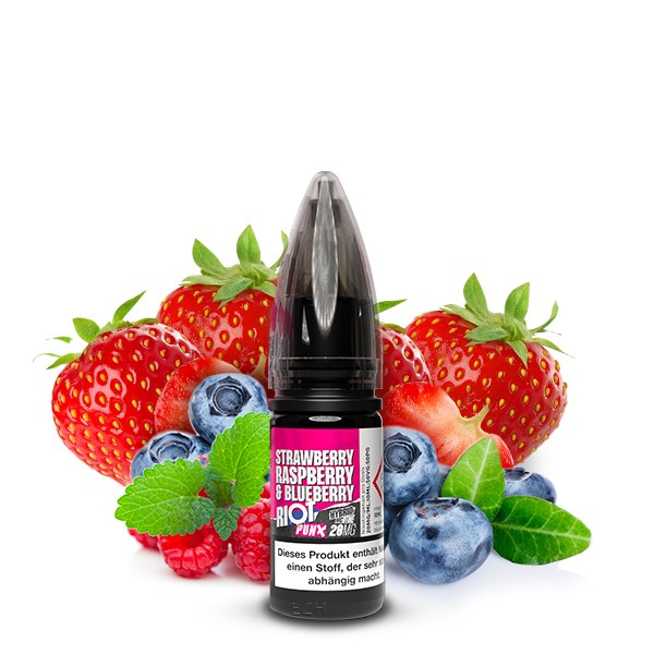 Strawberry, Raspberry & Blueberry - Riot Squad PUNX - Hybrid Nic Salt - 10ml