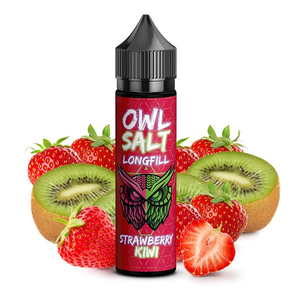 Strawberry Kiwi - Overdosed - OWL Salt - 10ml Aroma in 60ml Flasche