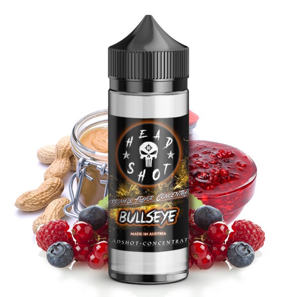 Bullseye - Headshot - 32,4ml Aroma in 120ml Flasche