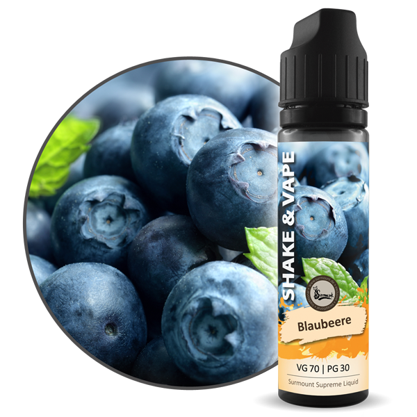 Blaubeere - Surmount - Shake and Vape Liquid - 40 ml in 60ml Flasche