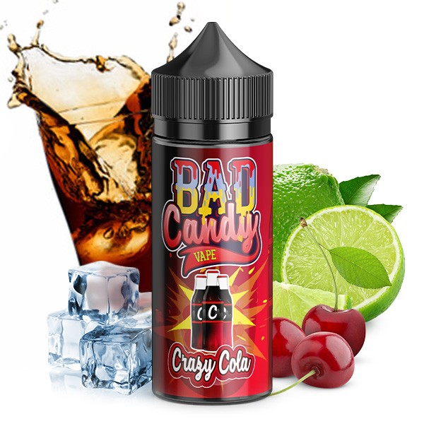Crazy Cola - Bad Candy - 10 ml Aroma in 120 ml Flasche