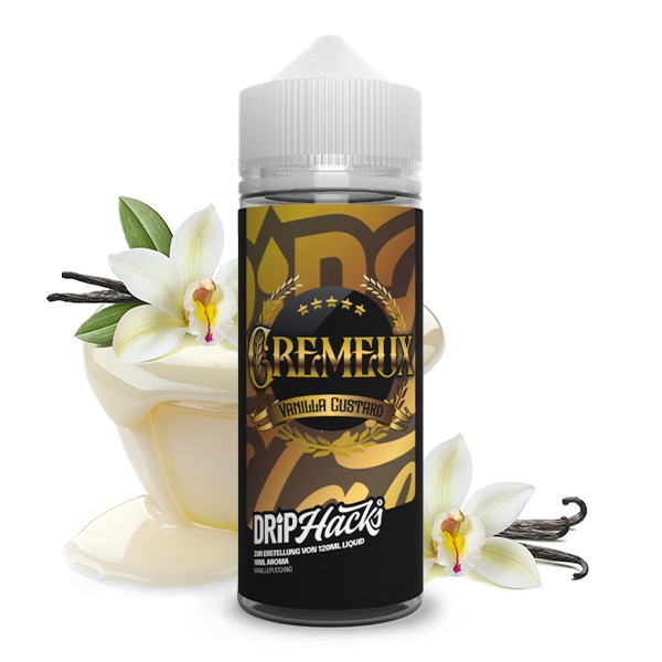 Cremeux - Drip Hacks - 10 ml Aroma in 120 ml Flasche