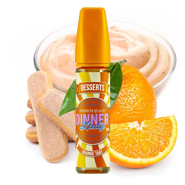 Orange Tart - Dinner Lady - Longfill Aroma - 20ml Aroma in 60ml Flasche