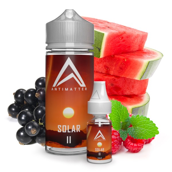 Solar II - Antimatter - 10ml Aroma in 120ml Leerflasche
