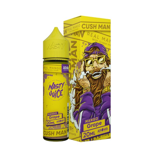 Mango Grape - Cush Man Series - Nasty Juice - 20ml Aroma in 60ml Flasche