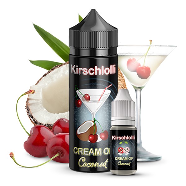Kirschlolli Cream of Coconut - 10ml Aroma in 120ml Flasche